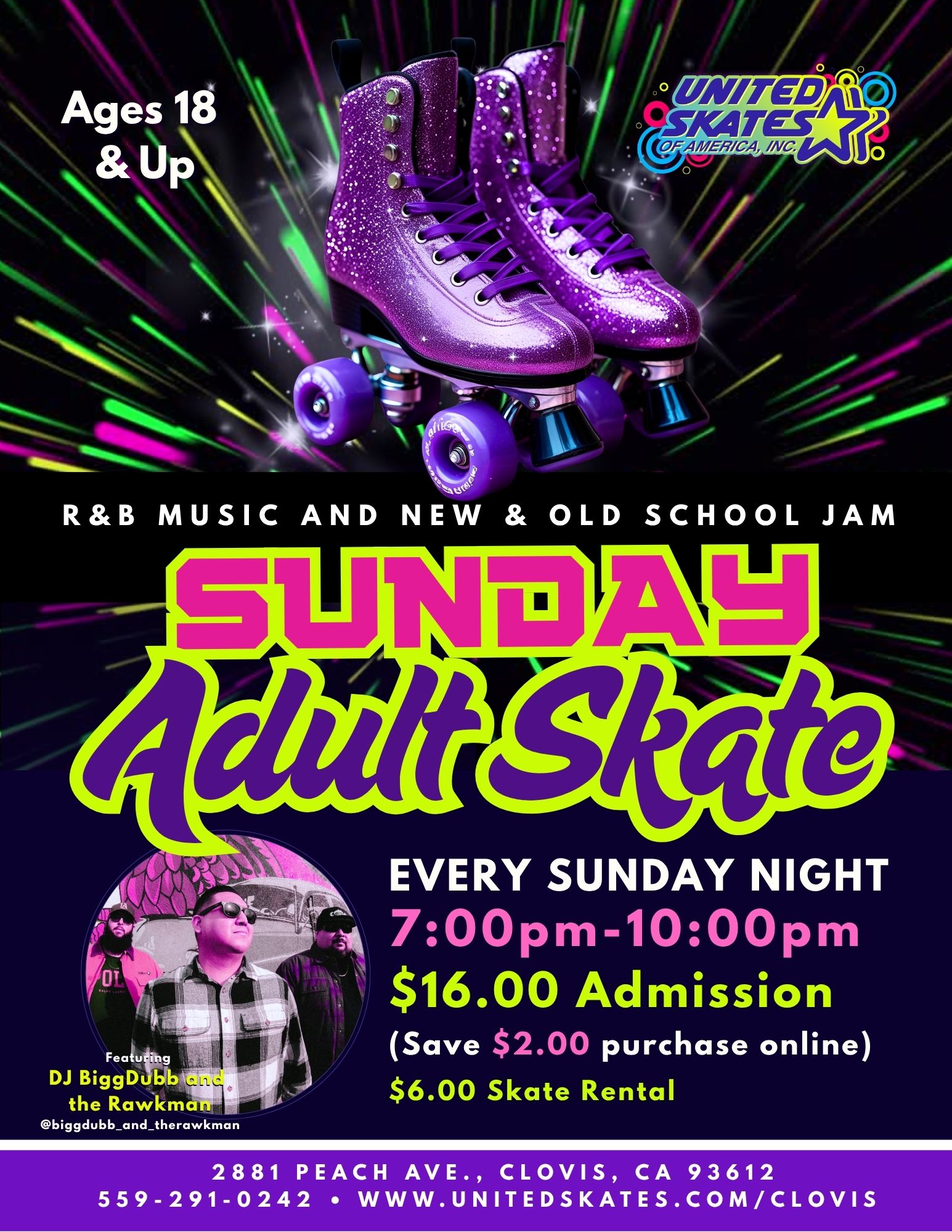 Copy of Sunday Adult Skate- 2025