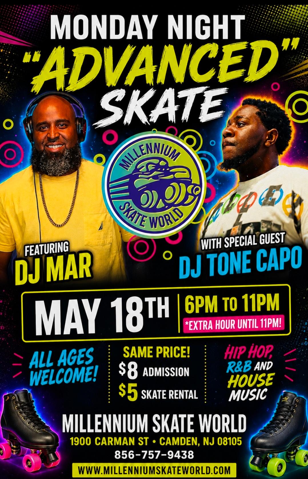Monday 5.18 DJ Mar and DJ Tone Capo