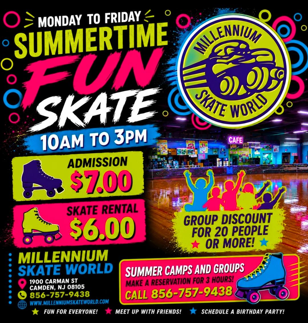 Weekday Summer schedule