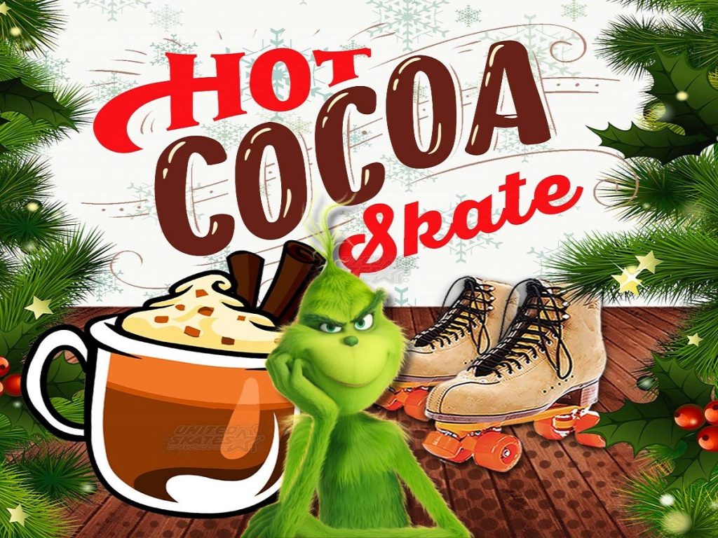 Hot Chocolate With The Grinch Skate