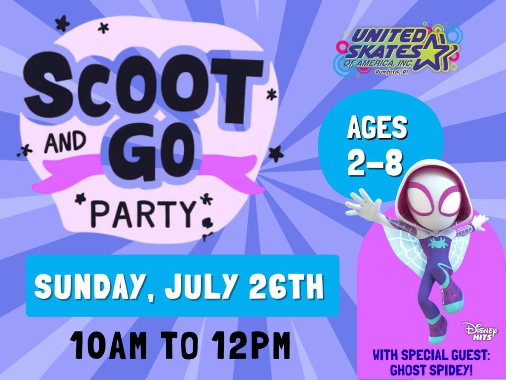 Scoot and Go with Ghost Spidey at United Skates RI