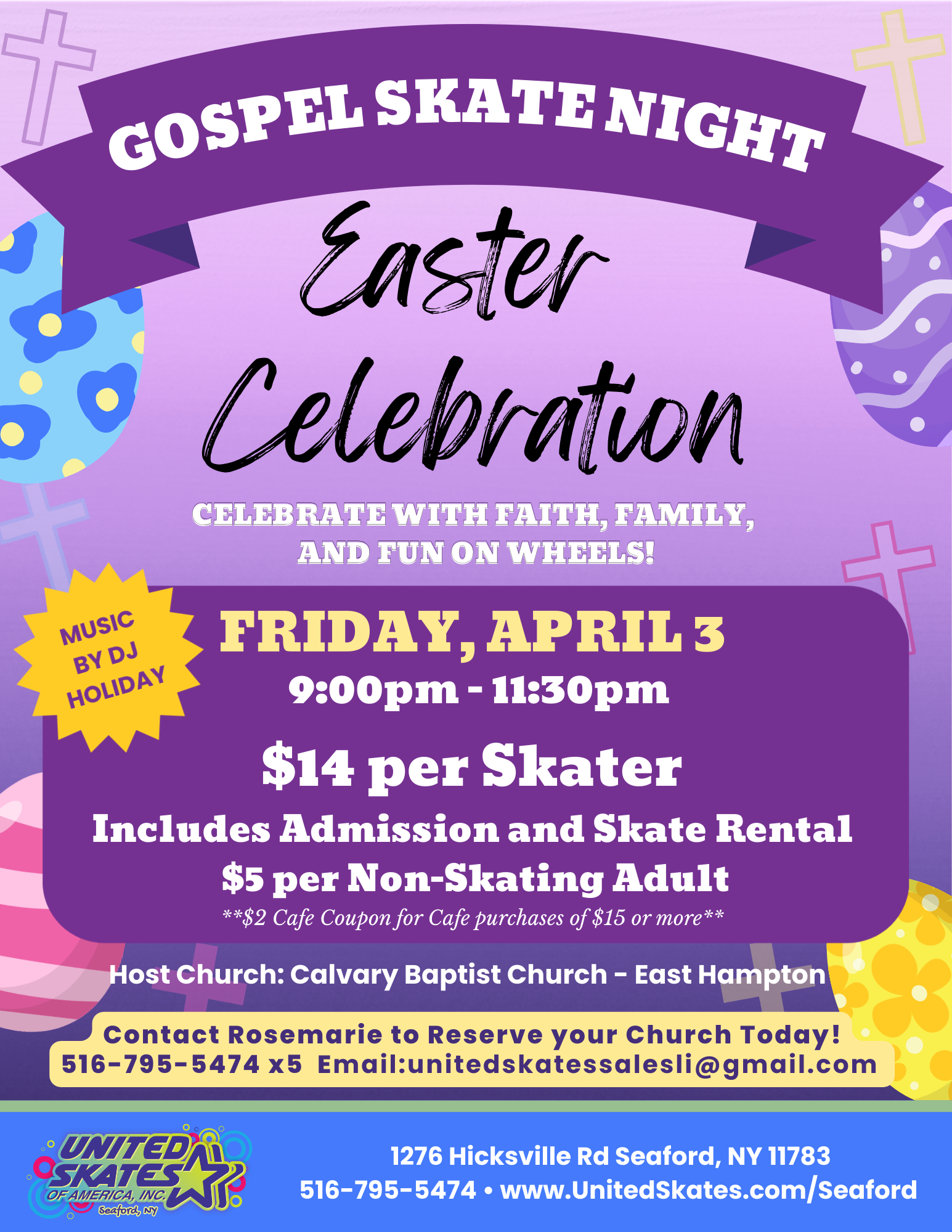 Gospel Skate – Easter Celebration 4.3.26