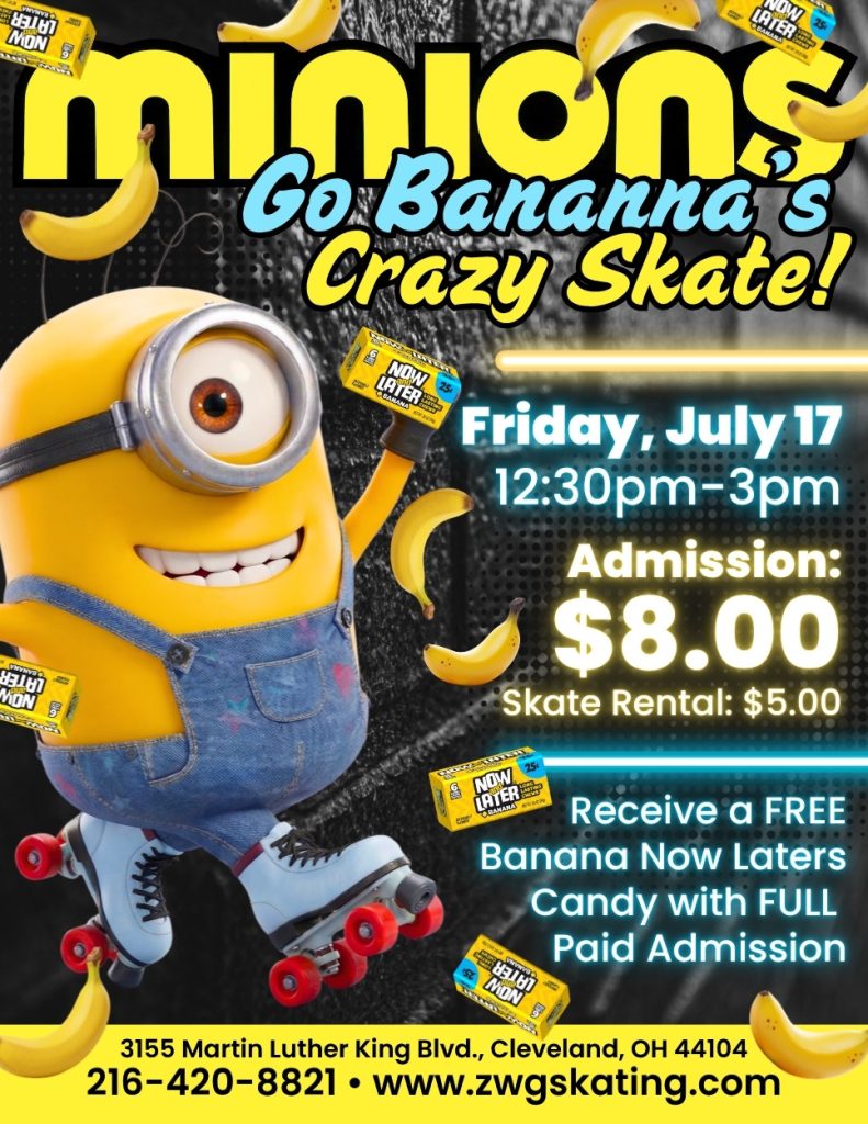 Minion Banana Roller Skate at ZWG